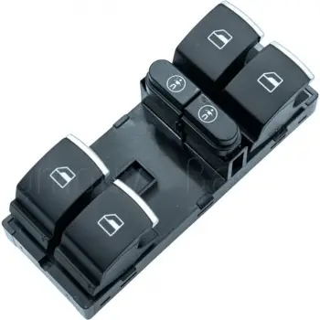 SEAT VW Touareg (7P5) 2018 / Touran (1T3) 2010- 2015 / Cam Acma Anahtar Grubu 10 PIN Sol Ön Krom 7P6959857 Wisco