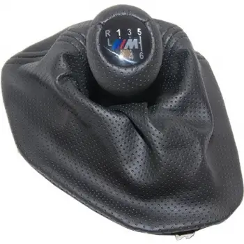 BMW E39 Topuzlu Vites Körüğü 6 İleri Man Şanz Siyah Noktalı Suni Deri Işıklı M 25112282402 Wender