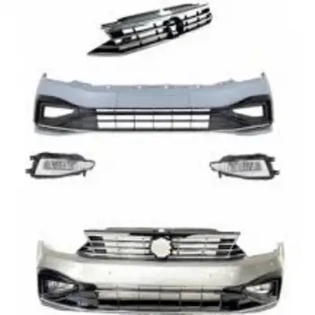VW Passat B8.5 R-line 2020- (2014-2018 Passat B8 Icin Uyumludur) Tampon Seti Ön V2 3G0807217 Wisco