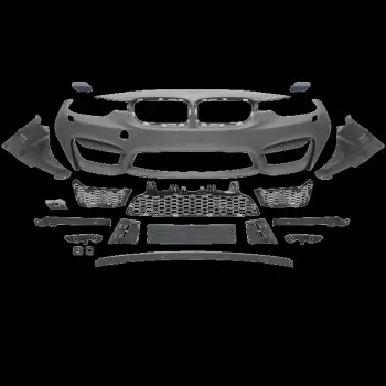 BMW F30+LCI 2012-2018 Komple Tampon Ön Far Yıkamalı China A51118058802S3 Wender