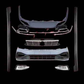 VW Passat B8.5 R-line 2020- (14-18 Passat B8 Icin Uyumludur) Tampon Seti Komple Ön Arka YAN 3G0807217 Wisco