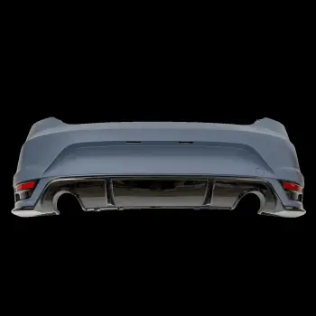 Seat Leon Aero (13-17 MK3 , 2017-2020 MK3.5 Icin Tampon Seti Arka Cift Egzoz Cikisli Difuzor 5F0807421GRU Wisco