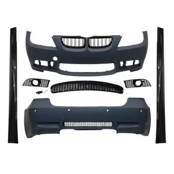 BMW E 90-LCI 2008-2011 Gövde Kiti E90 LCI SİS Delikli PDCli Arka 00 Çıkış Mrşp Li Panj Lu M3 Style 5