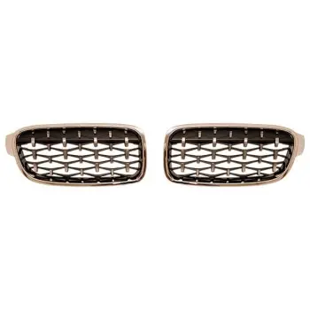 BMW F30+LCI 2012-2018 Panjur Set Krom Siyah Diamond A1303178 Wender