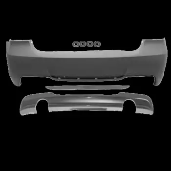 BMW E90+LCI 2005-2011 Komple Tampon Arka 0 Çıkış M Tech 335i 51127906501 Wender