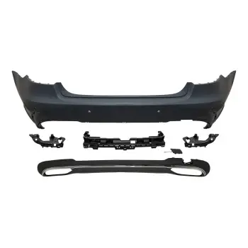 Mercedes W212 2013-2016 Komple Tampon Arka PDCli O Egz Çıkışlı AMG E63 2128853538 Wender