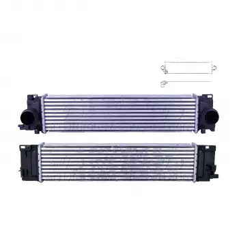 Volvo XC40 (536) 1.5 T 2018- Turbo Radyatörü Intercooler 618X142X64 31686408 Wisco