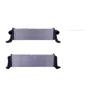 Iveco Daily 5 - 6 2.3 D - 3.0 D 2011- Turbo Radyatörü Intercooler 600X187X62 5801255907 Wisco