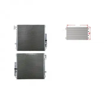 Land Rover Discovery 4.0 2004-2009 Klima Radyatörü 640X571X16 JRB500030 Wisco