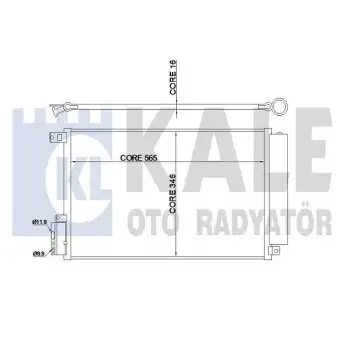 Opel Combo D Fiat Doblo Delphi Klima Radyatörü FR 50512105 Delphi