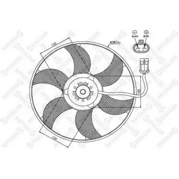 Opel Combo C Corsa C Z10XE Z10XEP Z12XE Z12XEP 2001- FAN Motoru Davlumbazli 390 MM 2 FIS 6 Kanat 24445185 Wisco