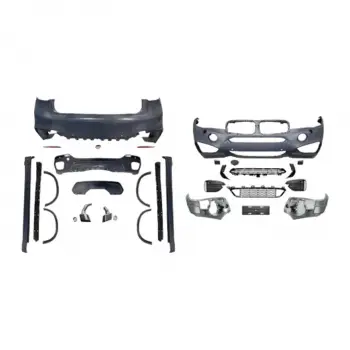 BMW X6:F16 2014-2019 Gövde Kiti PDC Ön Arka O O Egz Uçlu Marşpiyelli Dodikler M Tech A0162100 Wender