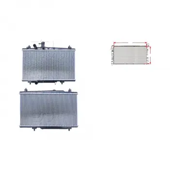 Geely Familia MK 1.5i 2005-2015 Su Radyatörü Brazing MT 350X638X22 606668 Wisco