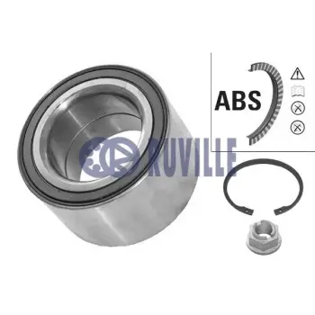 Mercedes W164 W251 X164 Tekerlek Rulmanı Ön Arka 1649810106S1 Ruville