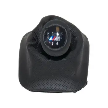 BMW E30 1983-1991 Topuzlu Vites Körüğü 5 İleri Man Şanz Siyah Noktalı Suni Deri Işıklı M 25111221510 Wender