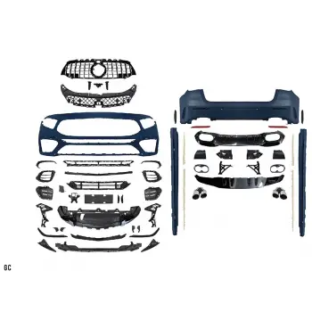 Mercedes W177 2018-2022 Gövde Kiti PDC Arka OO OO Egz Uçlu Marşpiyelli Panjurlu AMG A45 A1772102 Wender