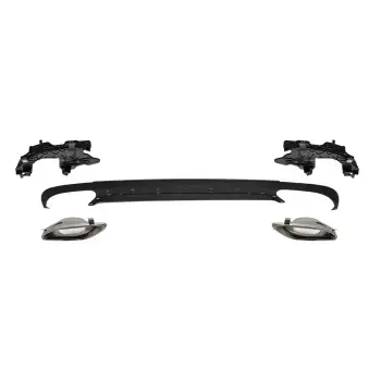 Mercedes W212 2013-2016 Tampon Difüzör Seti Tampon Difüzörü Arka 2 Çıkış Egz Uçlu Avg 2128858725 Wender