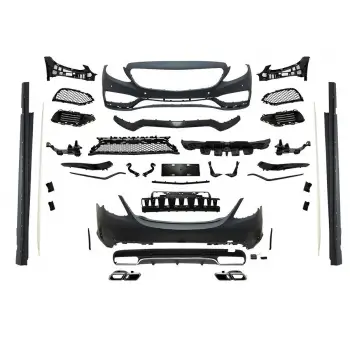 Mercedes W205 2014-2018 Gövde Kiti PDC Ön Arka OO OO Egz Çıkışlı Marşpiyelli AMG C63 2058856038 Wender