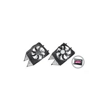 Audi A1 2009- Seat Ibiza 2009- FAN Motoru Davlumbazli 390 MM 3 FIS 7 Kanat 350W 6R0121207QS1 Wisco