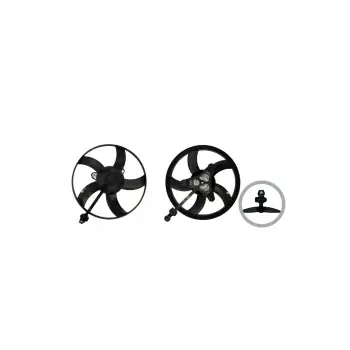 Volkswagen Polo 2002- Skoda Fabia 1 2002- FAN Motoru Davlumbazsiz 302 MM 2 FIS 5 Kanat 6Q0959455AF Winpower