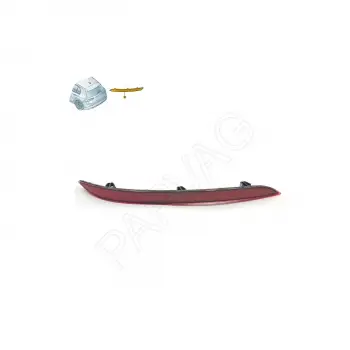 VW GOLF8 2020- Tampon Reflektoru Arka Sağ 5H0945106 OEM