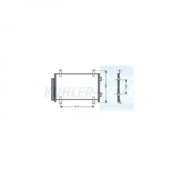 Fiat Ducato Peugeot Boxer Delphi Klima Radyatörü FR 1347842080:6455EC Delphi