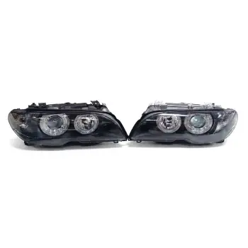 BMW E46 (coupe) 2003-2006 Komple Far Kristal Siyah Beyaz Sinyal Bebek YUZ Xenon 63127165890 Depo