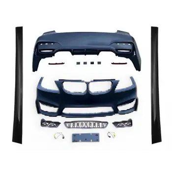 BMW E90-LCI 2008-2011 Gövde Kiti OO Egz Çıkışlı Marşpiyelli M4 Style A0902106 Wender