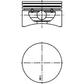 Opel Astra Z16XE 1995-2002 Piston Sekman 79.50 050 9157379 Goetze