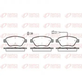 Fiat Albea Palio 2006-2014 Fren Baltasi Ön Fisli 55174420 Delphi
