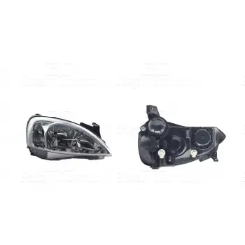 Opel Corsa C 2001-2003 Far Sağ Elektrikli 1216160 Depo