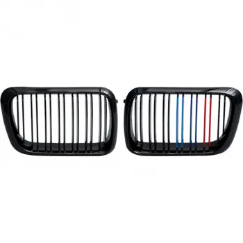 BMW E36 1997-1999 Panjur Set Piano Siyah Çift Çıtalı M Renkli 51138195151 Wender