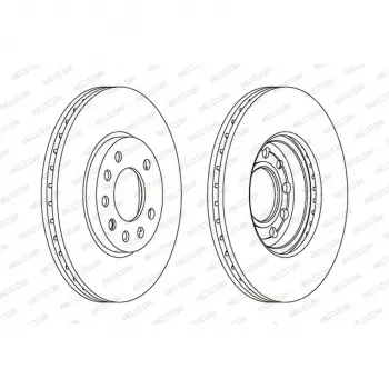Opel Astra H Zafira B 1998-2002 Fren Diski Ön 280MM 90539466 Eurorepar