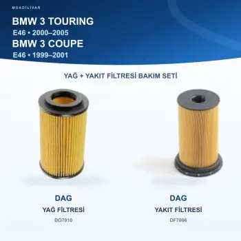 BMW 3 (E46) Yağ+Yakıt Filtre Bakım Seti