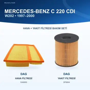 MERCEDES BENZ C (W202) Hava+Yakıt Filtre Bakım Seti