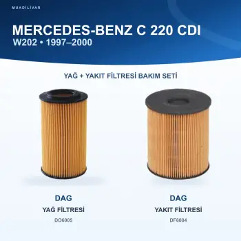 MERCEDES BENZ C (W202) Yağ+Yakıt Filtre Bakım Seti