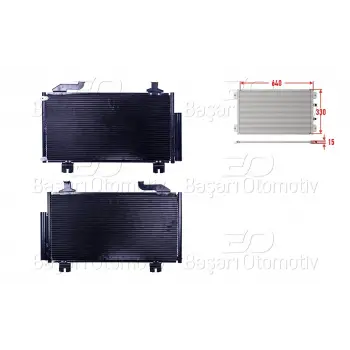 Honda Accord 2008- Klima Radyatörü 640X330X15 80100TL1G01 Wisco