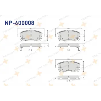 Ford Fiesta 2008-2017 Fren Balata Ön ME8V5J2K021AA Nextpart