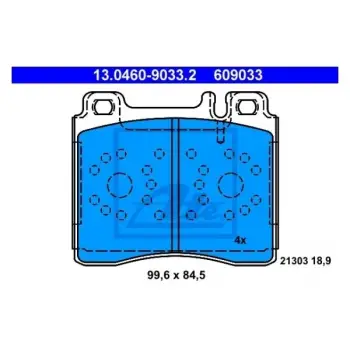Mercedes Benz W140 1995-1998 Fren Balatası Ön 0024202620 ATE