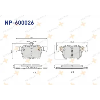 VW Golf 2012- Fren Balata Arka 3Q0698451B Nextpart