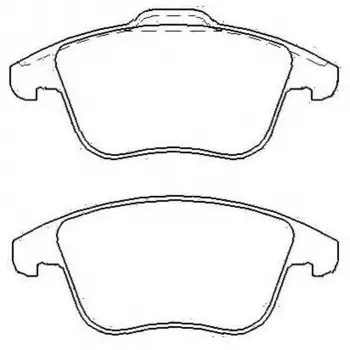 Citroen C5 2006-2014 Fren Balata Ön Fisli ME6G9J2K021AA Nextpart