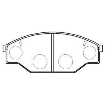 Toyota Hi-lux 1983-2005 Fren Balata Ön Tel Delikli 446526210 Nextpart