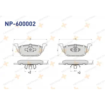 VW Polo 1997-2005 Fren Balata Ön 1J0698151AJ Nextpart