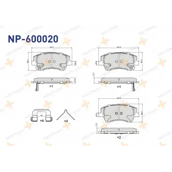 Hyundai Elantra 2015- Fren Balata Ön Ikazli Tel Delikli Ince Kulakli 58101-G2A00 Nextpart