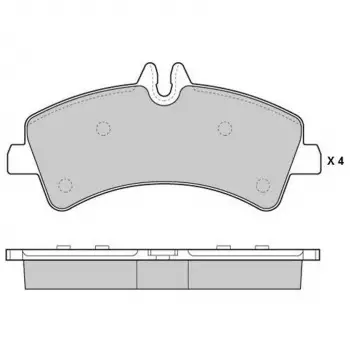 Mercedes-benz Sprinter 2006-2009 Fren Balata Arka Fisli A004 420 8120 Nextpart