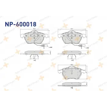 VW Passat 1997-2004 Fren Balata Ön Fisli 40B698151AB Nextpart