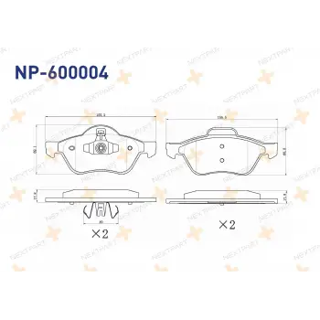 Renault Megane 2002-2008 Fren Balata Ön 410600012R Nextpart