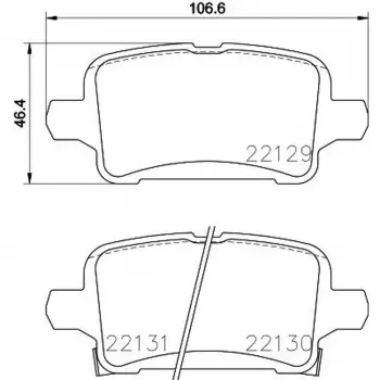 Opel Astra 2015- Fren Balata Arka Ikazli 1684934880 Nextpart