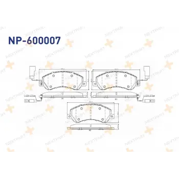 Ford Transit 2006-2014 Fren Balata Ön Fisli ME6C1J2K021AA Nextpart