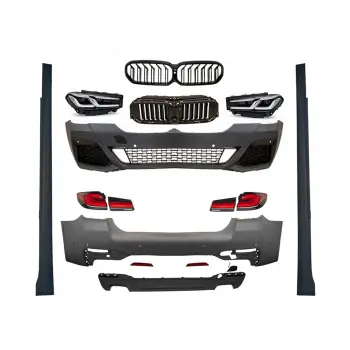 BMW G30 2017-2020 Gövde Kiti Donusum LCI PDC Ön Arka O O Egz Çıkışlı Marşpiyelli Panjurlu Far Stop M A2302214 Wender